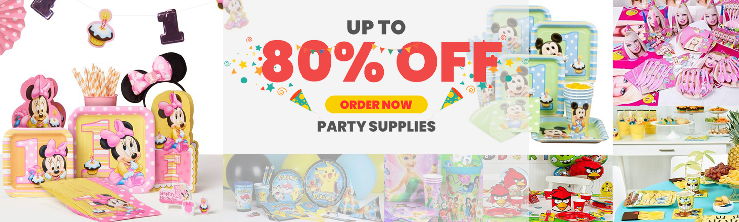 Themed Partywares Clearance Sale